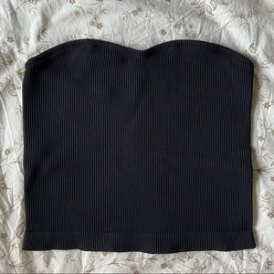 Dynamite Ribbed Sweetheart Tube Top